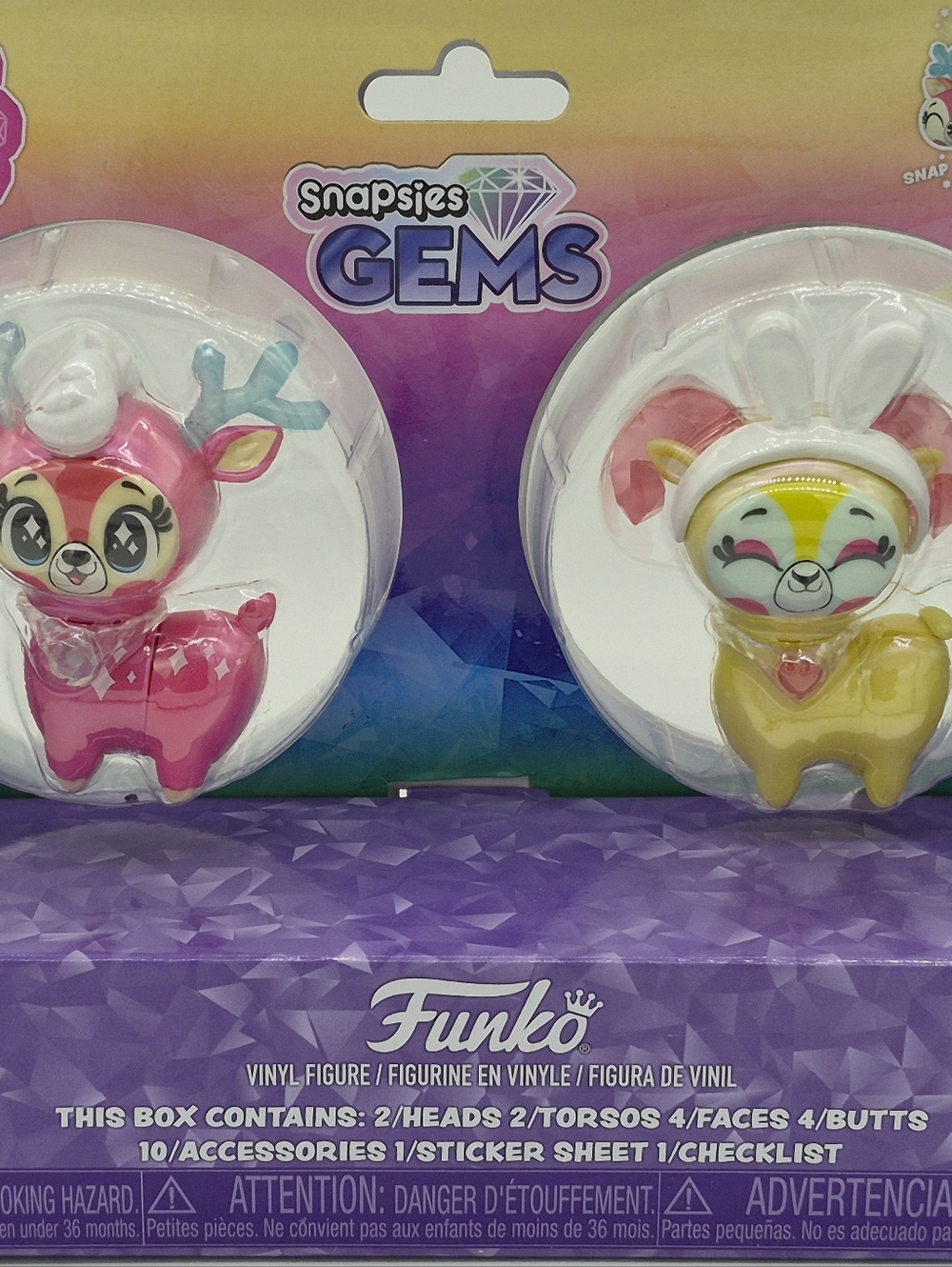 Snapsies Gems Blush Pinky 2-Pack New Sealed Funko Toy